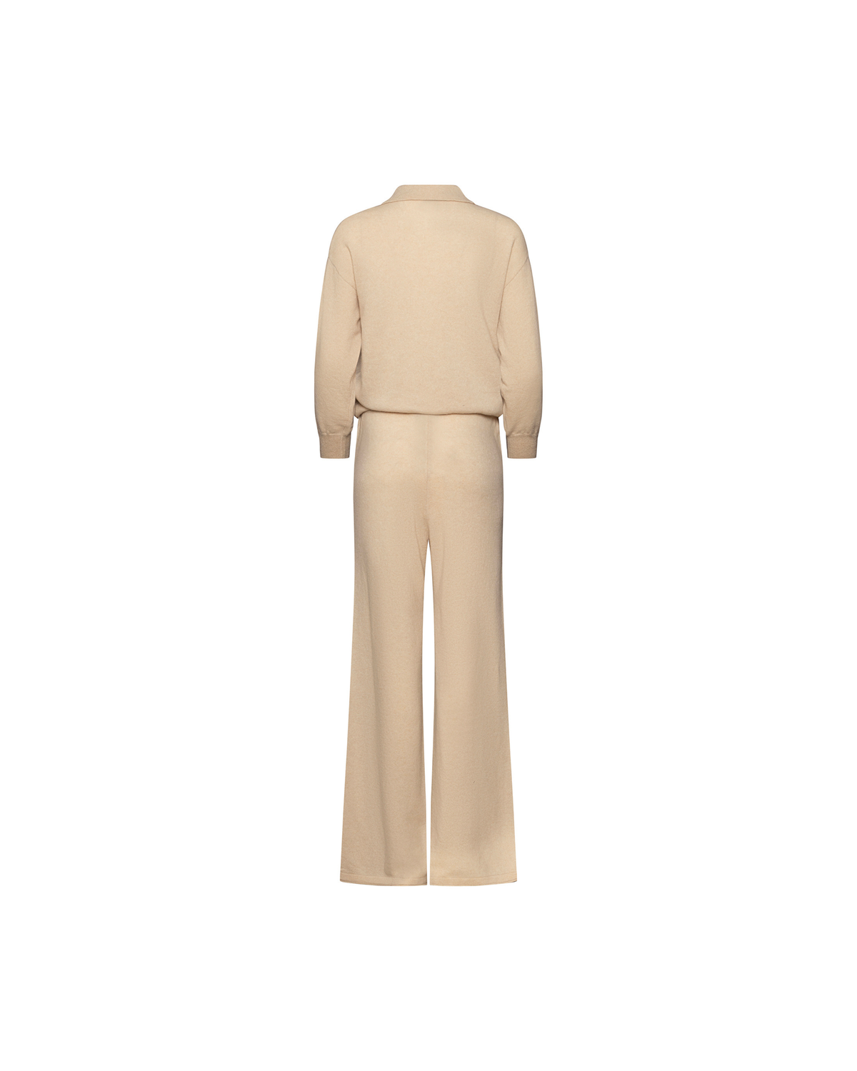 Giselle beige cashmere set