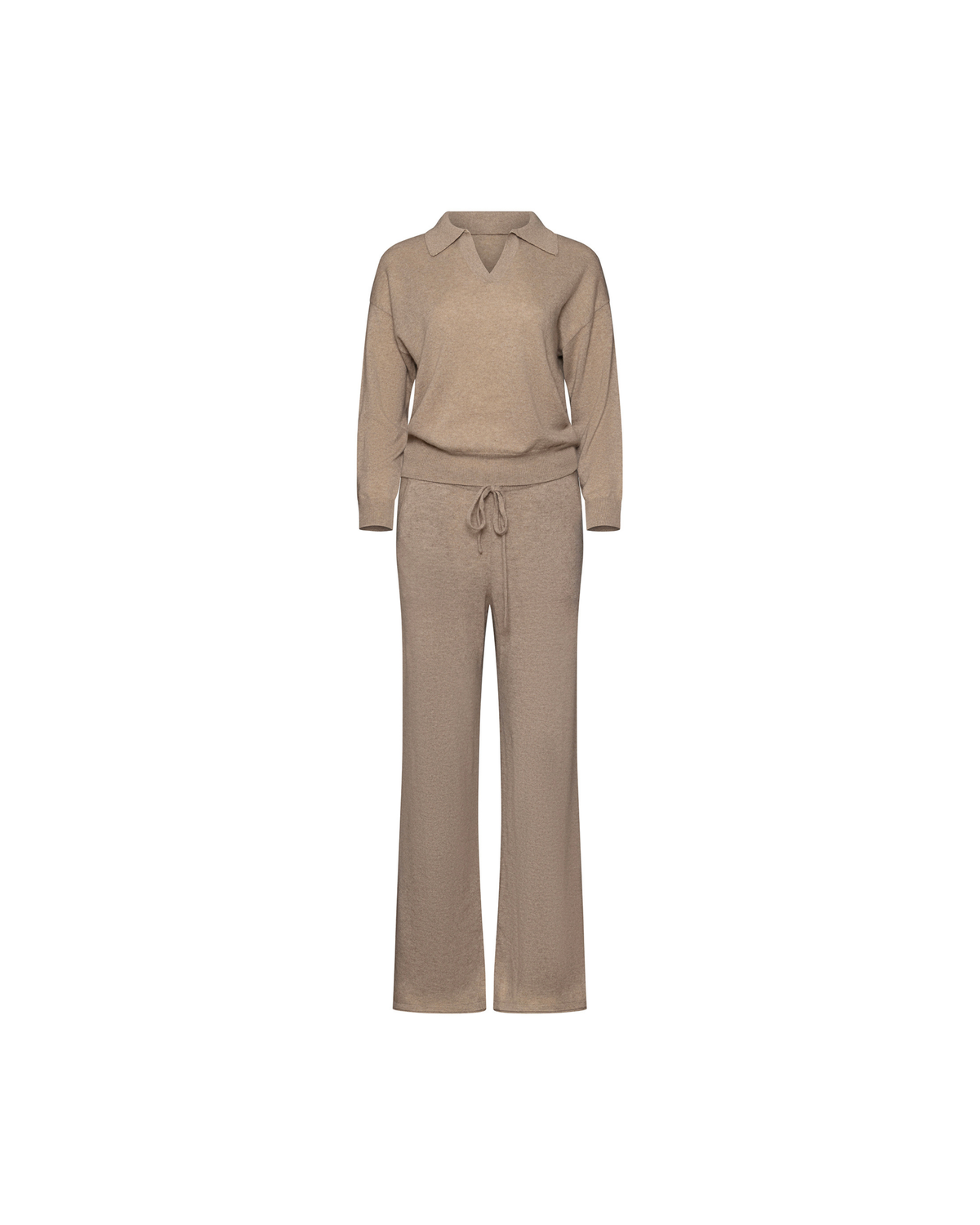 Giselle khaki cashmere set