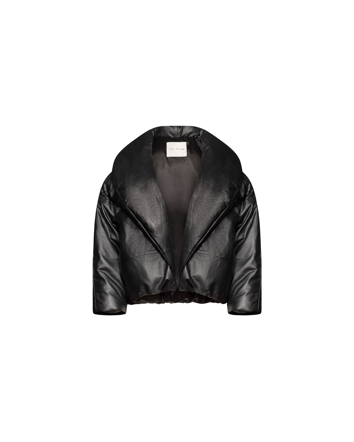 Ava padded leather puffer jacket