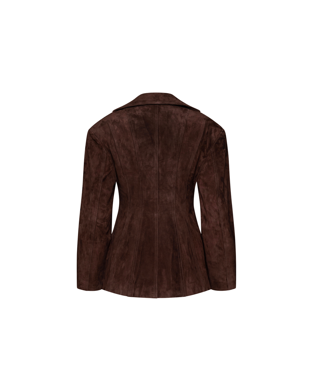Sienna burgundy suede blazer