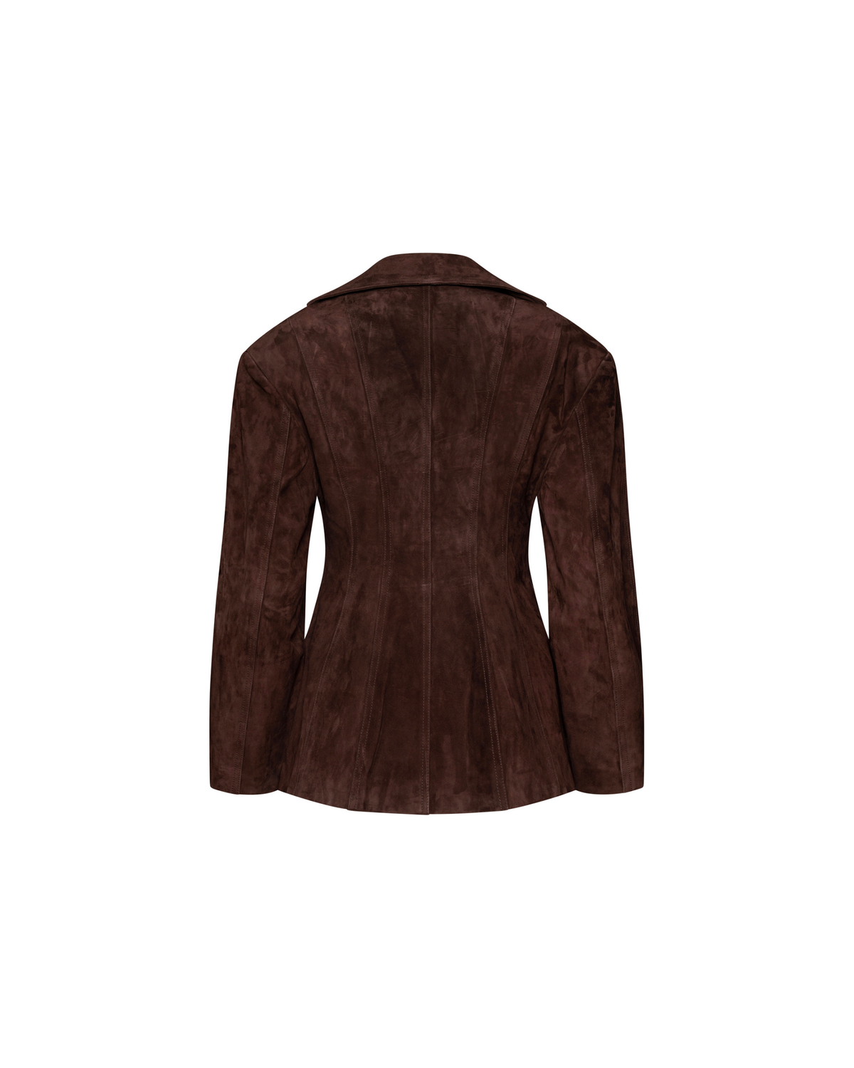 Sienna burgundy suede blazer