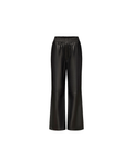 Straight leg leather pants