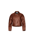 Romy light brown leather jacket