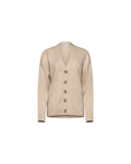 Lana beige knit cardigan