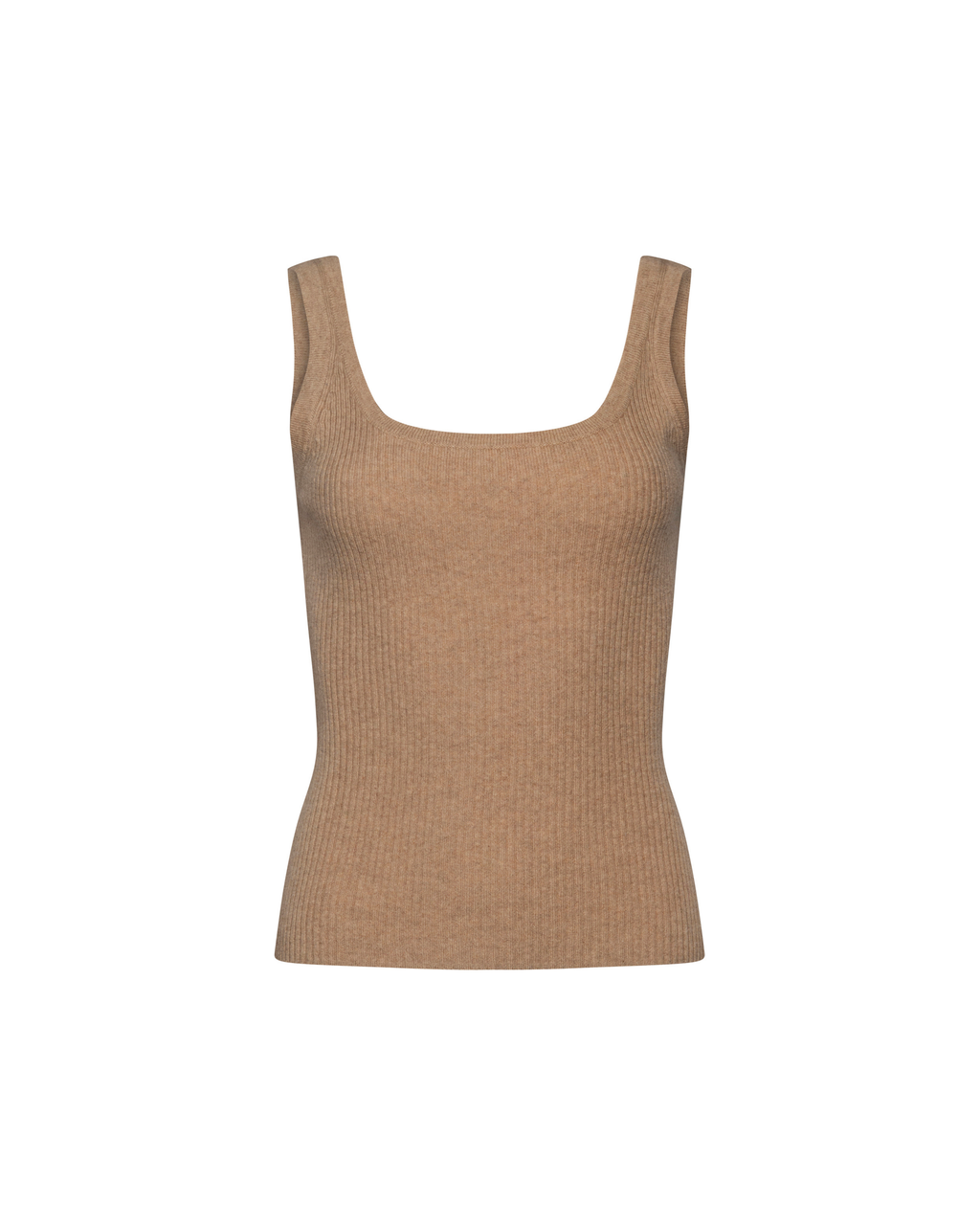 Nola camel cashmere tank