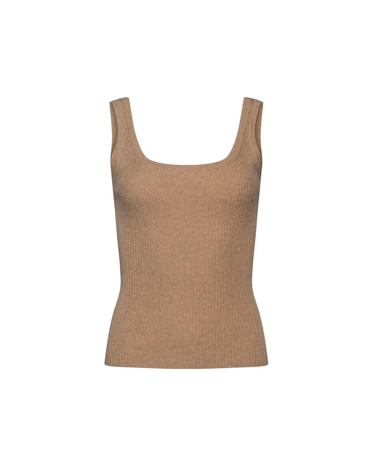 Nola camel cashmere tank