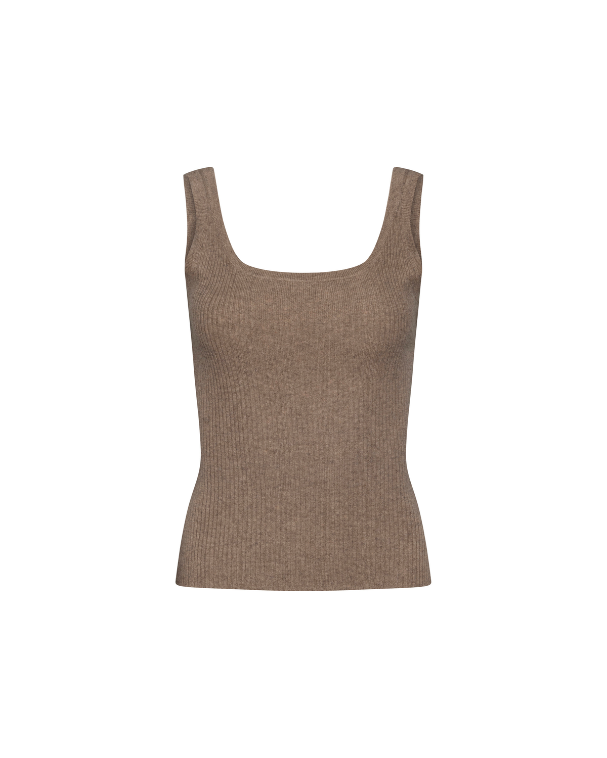 Nola khaki cashmere tank