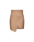 Lou beige mini skirt