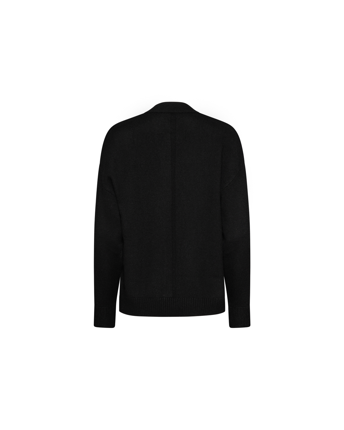 Lana black knit cardigan