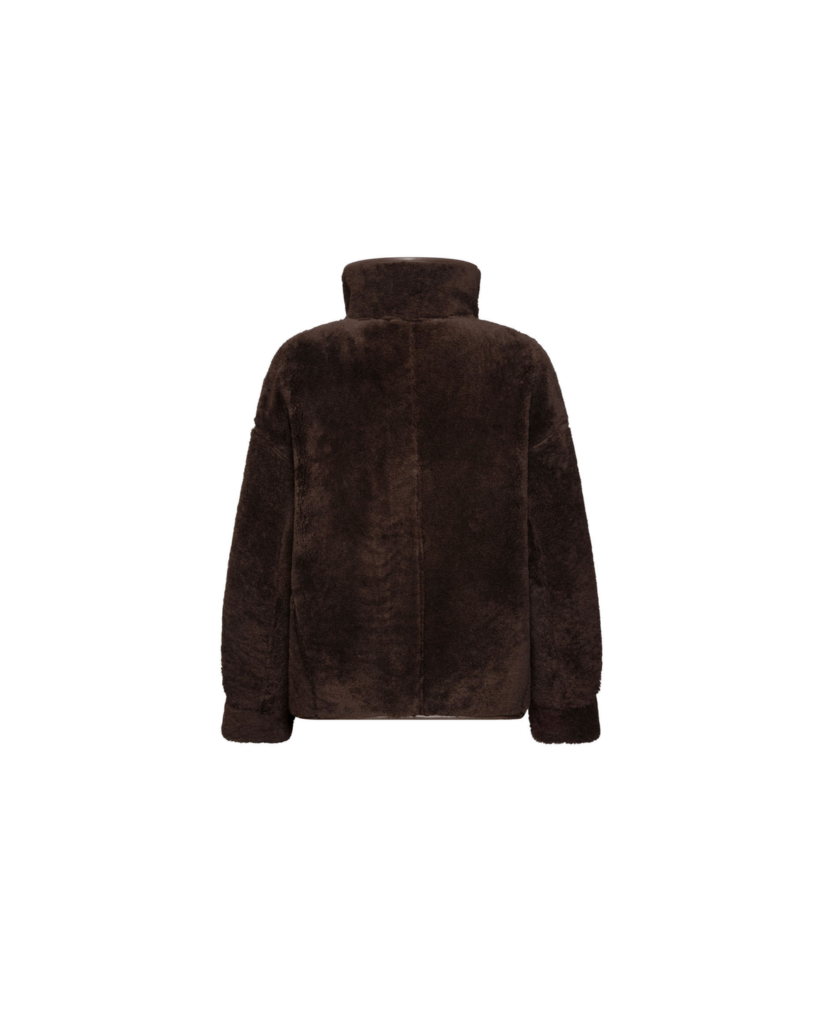 Sabine brown reversible shearling jacket