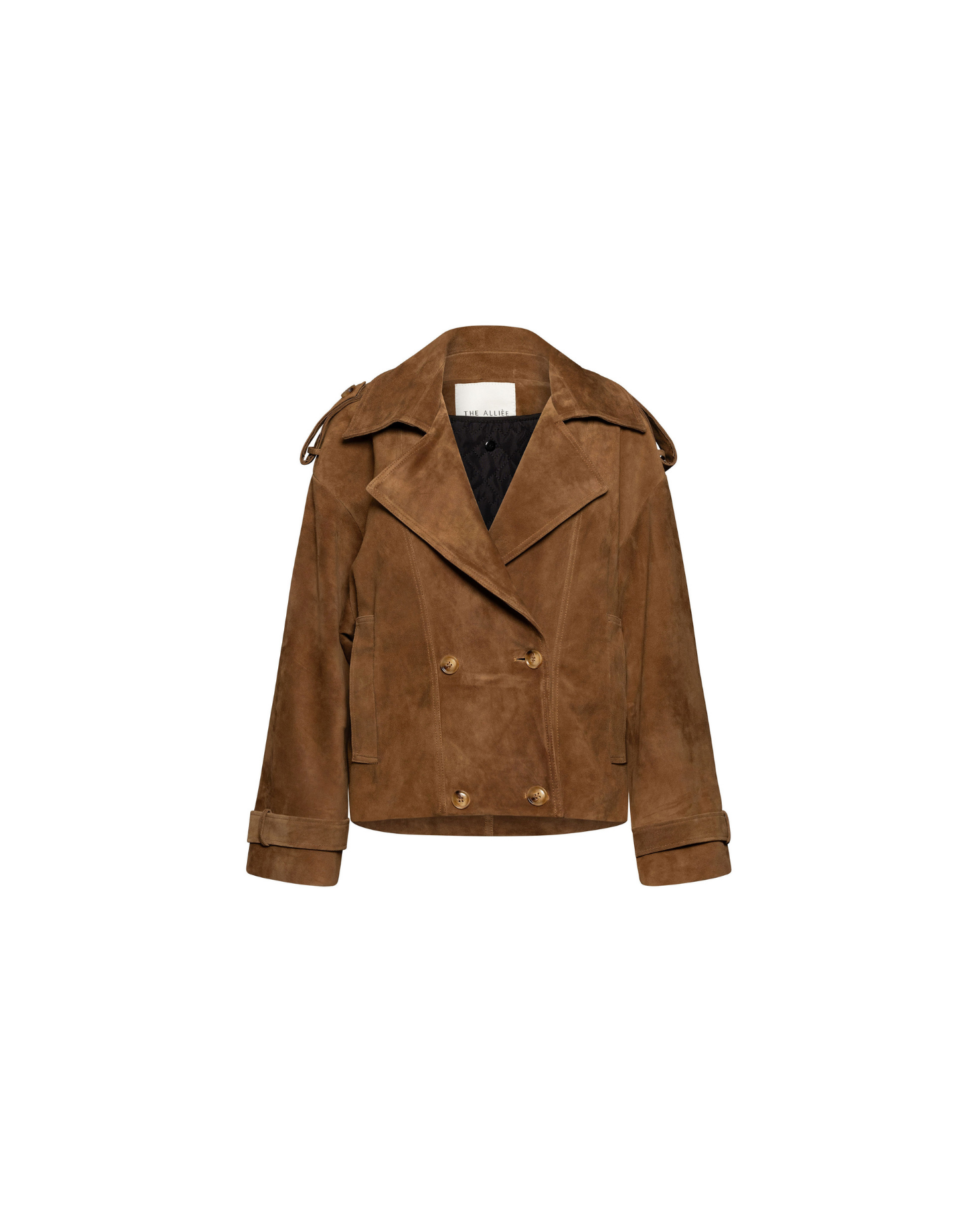 Brown Suede Oversized Jacket