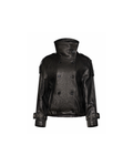 Aurelia black leather jacket