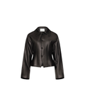 Isabelle black leather jacket