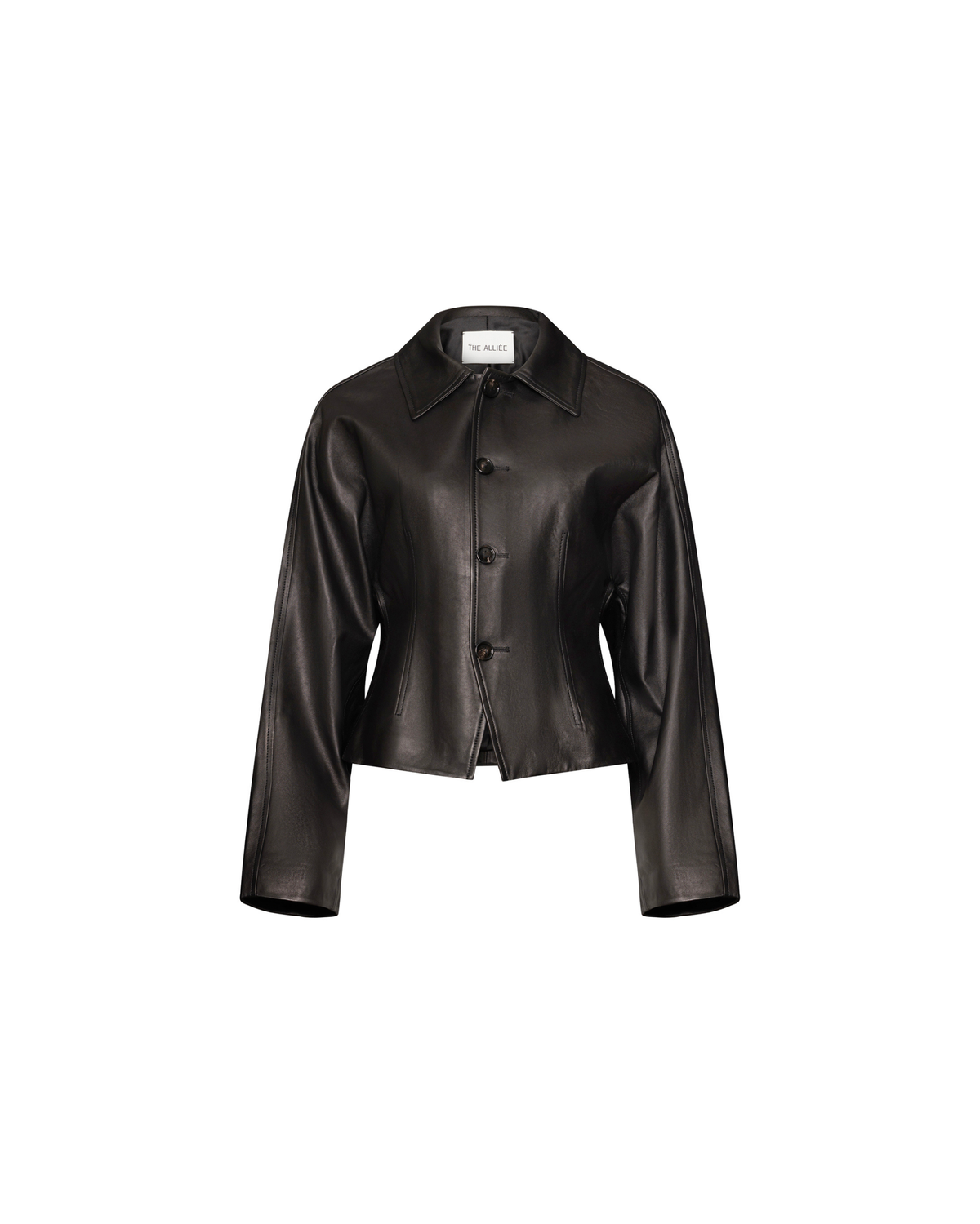 Isabelle black leather jacket