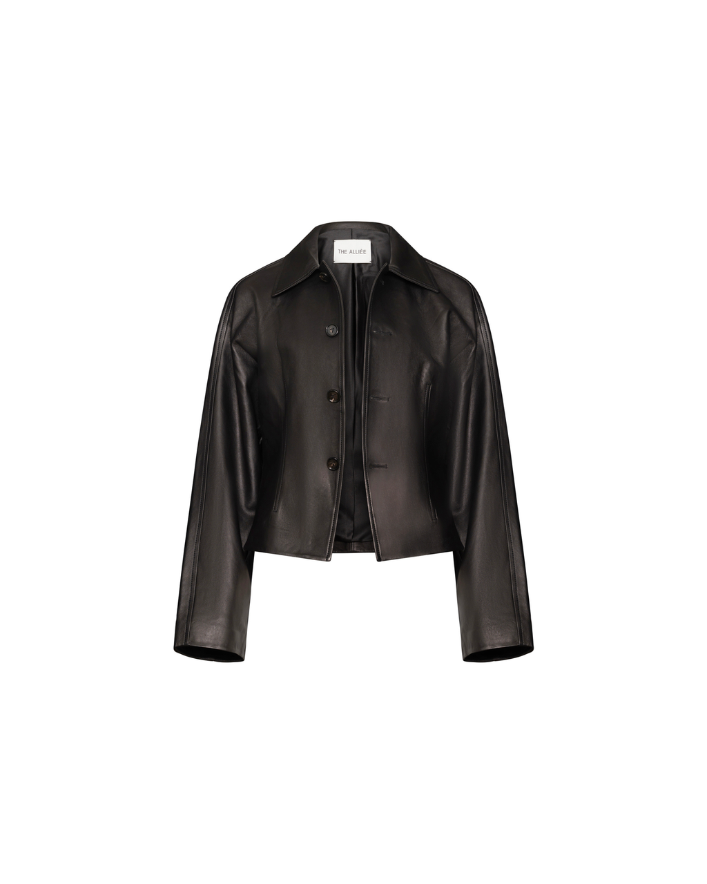 Isabelle black leather jacket