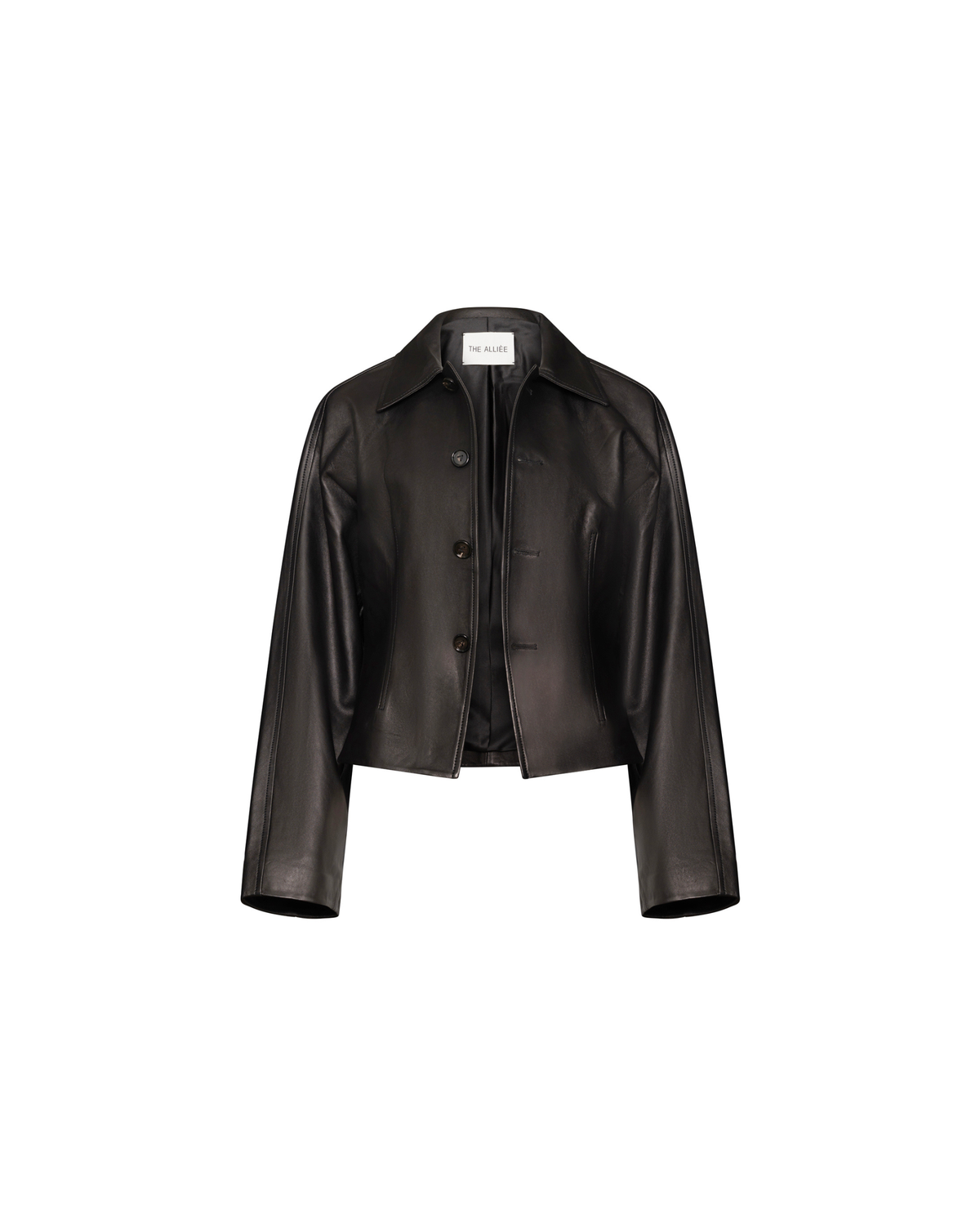 Isabelle black leather jacket