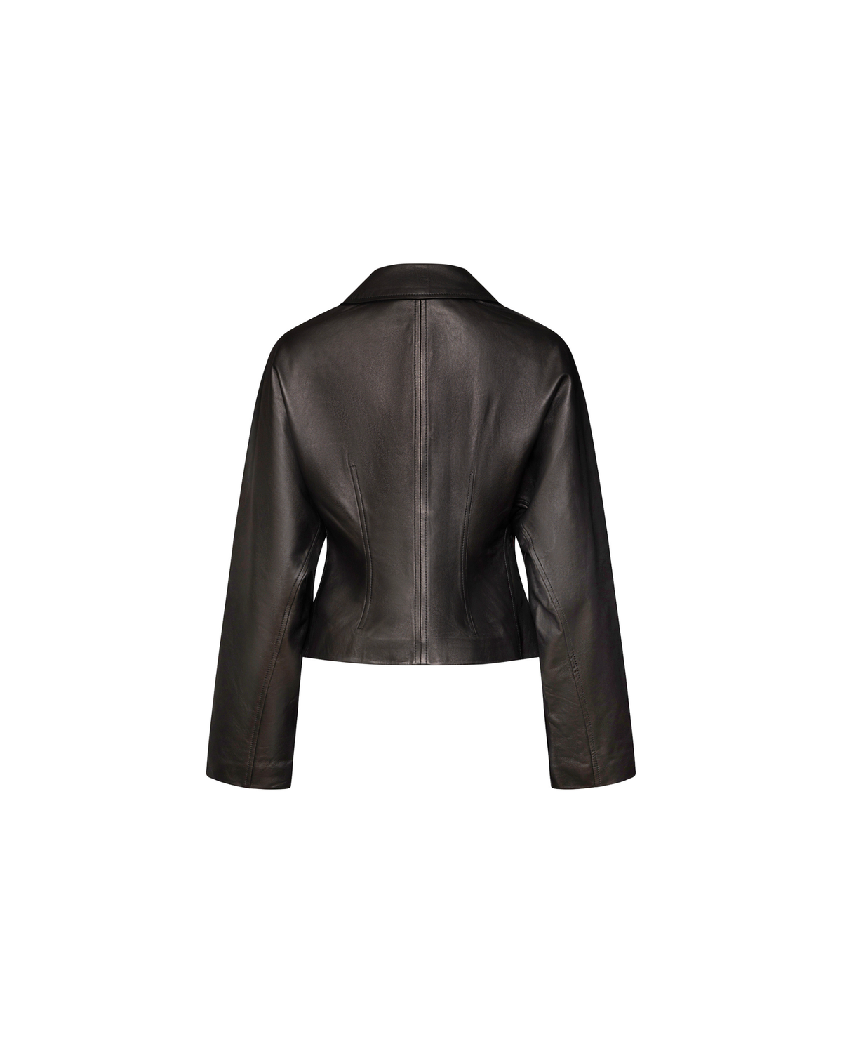 Isabelle black leather jacket