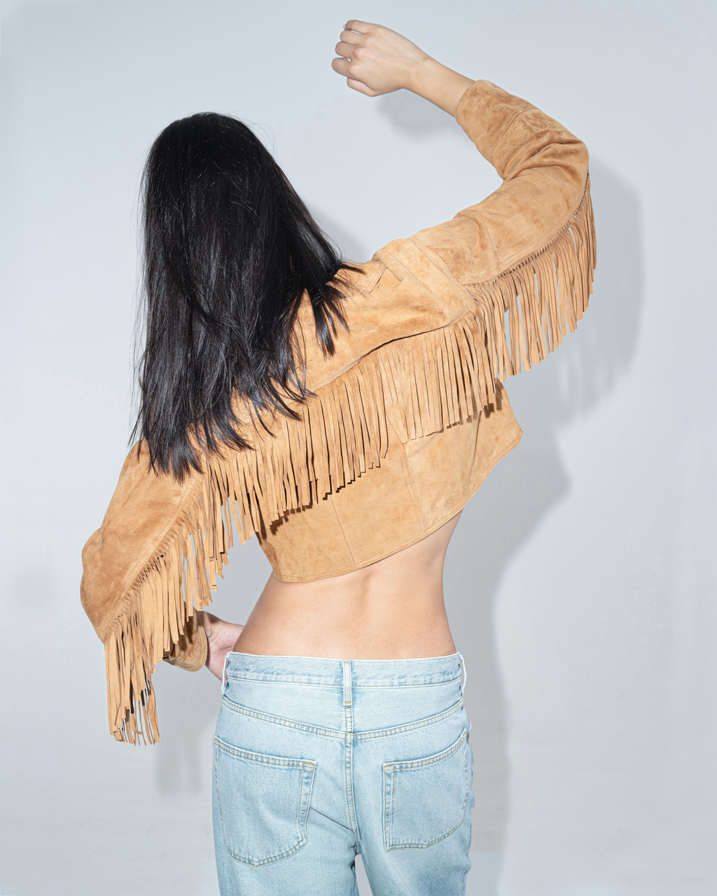 Dakota camel suede jacket