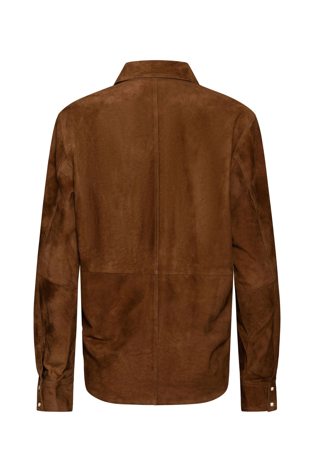 Brown suede over-shirt