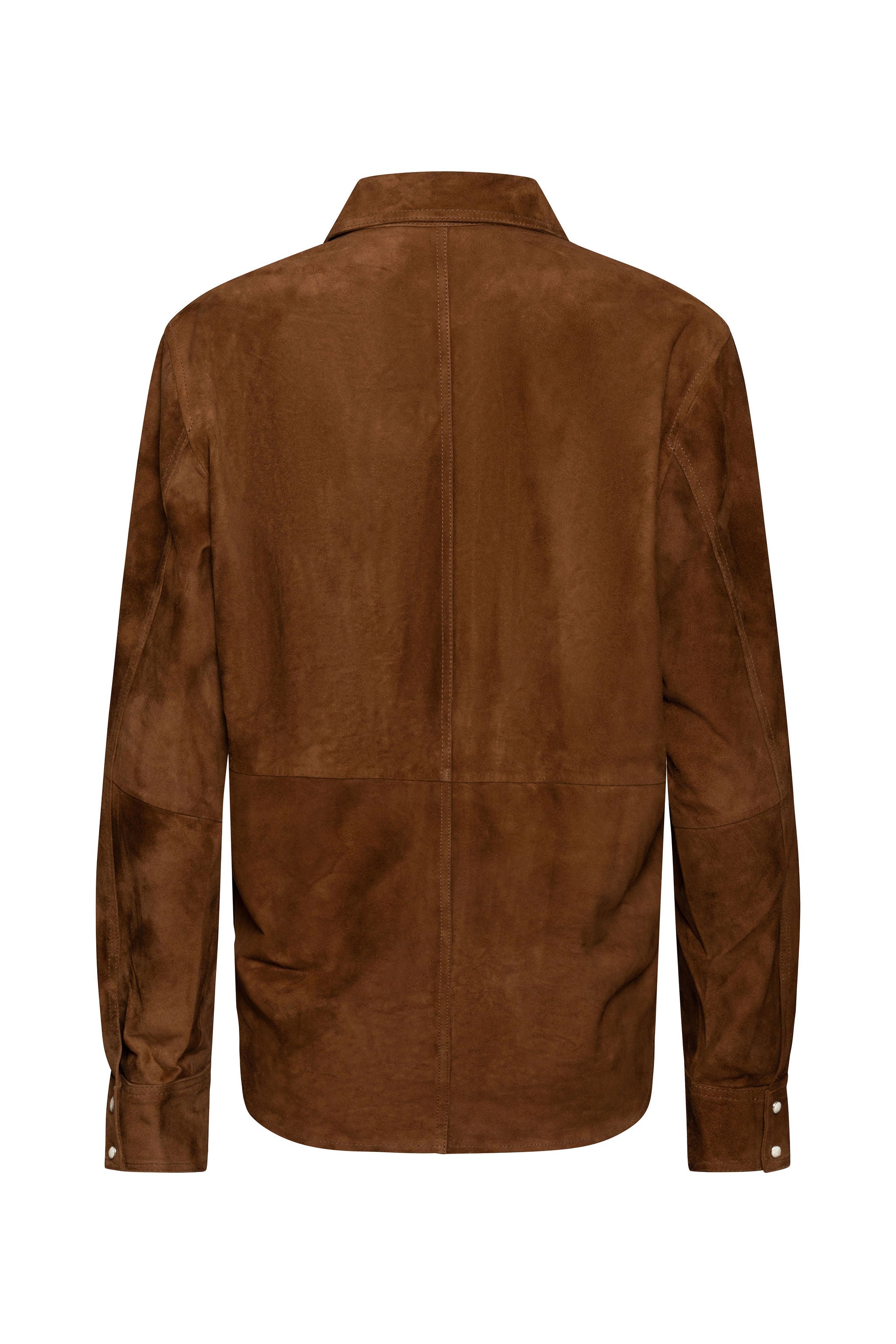 Brown suede over-shirt