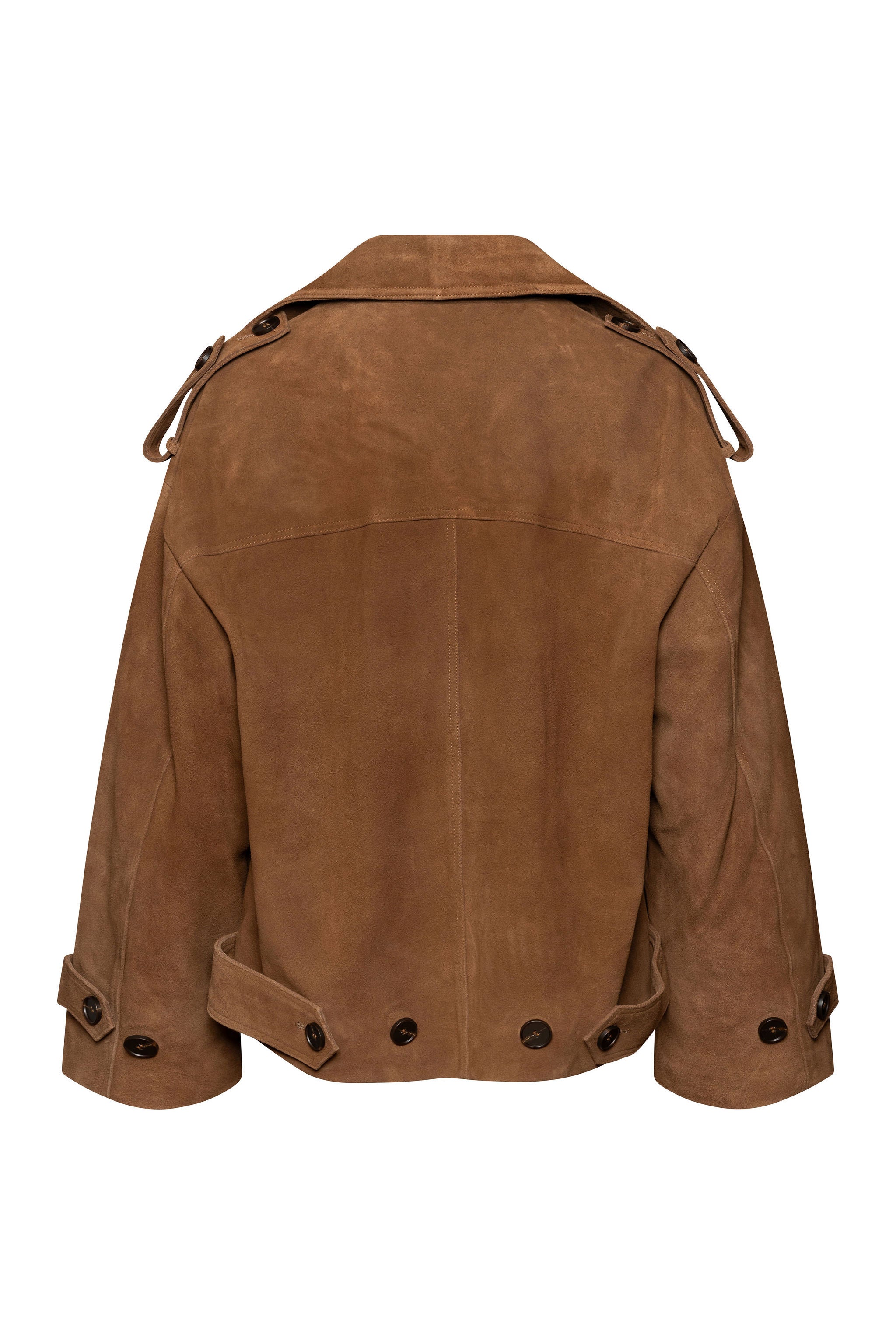 Brown suede vintage jacket