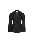 Sienna black suede blazer