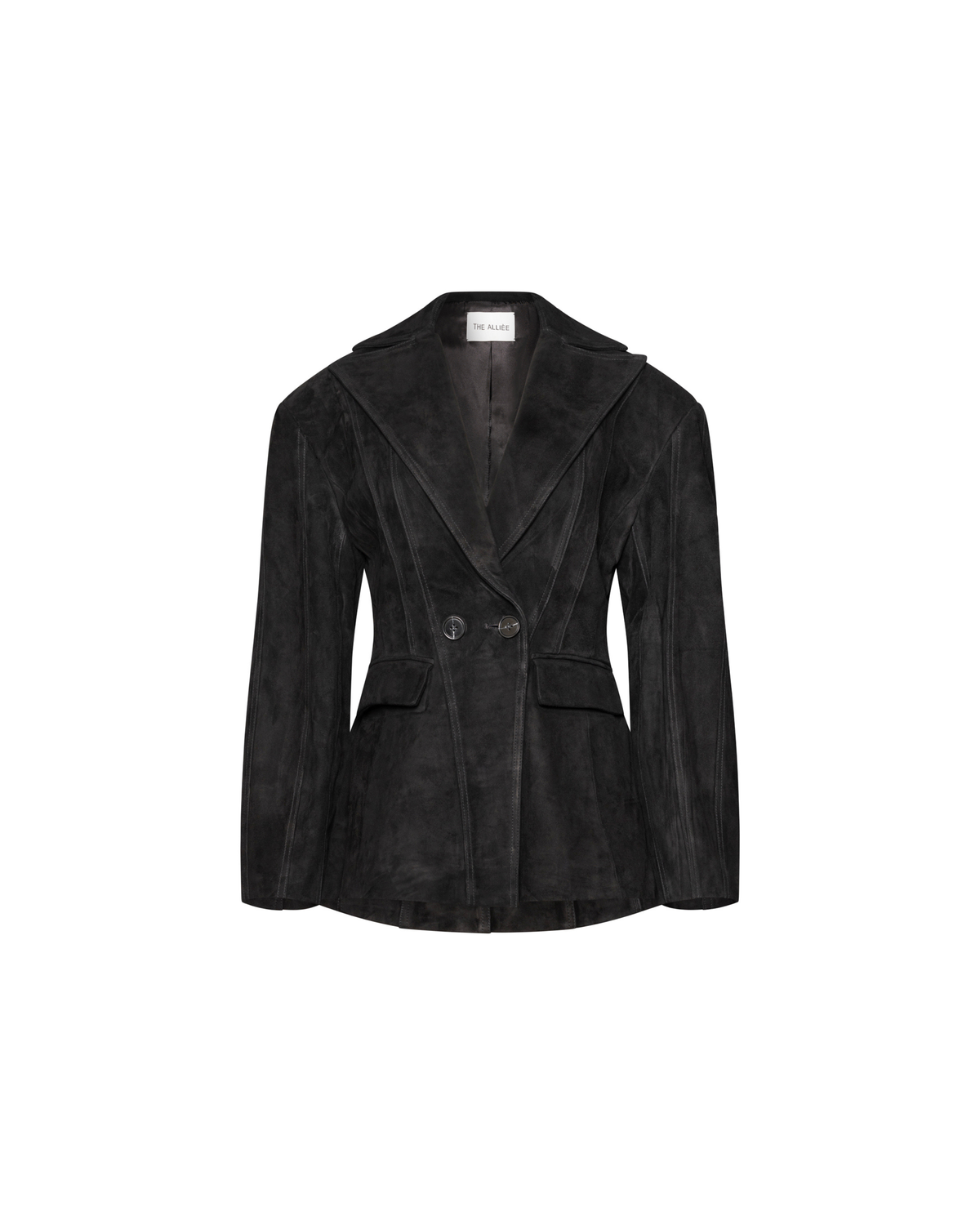 Sienna black suede blazer