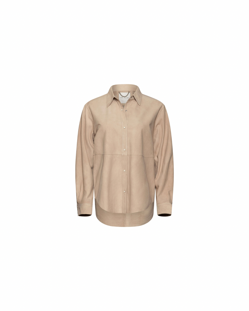 Cream suede over-shirt