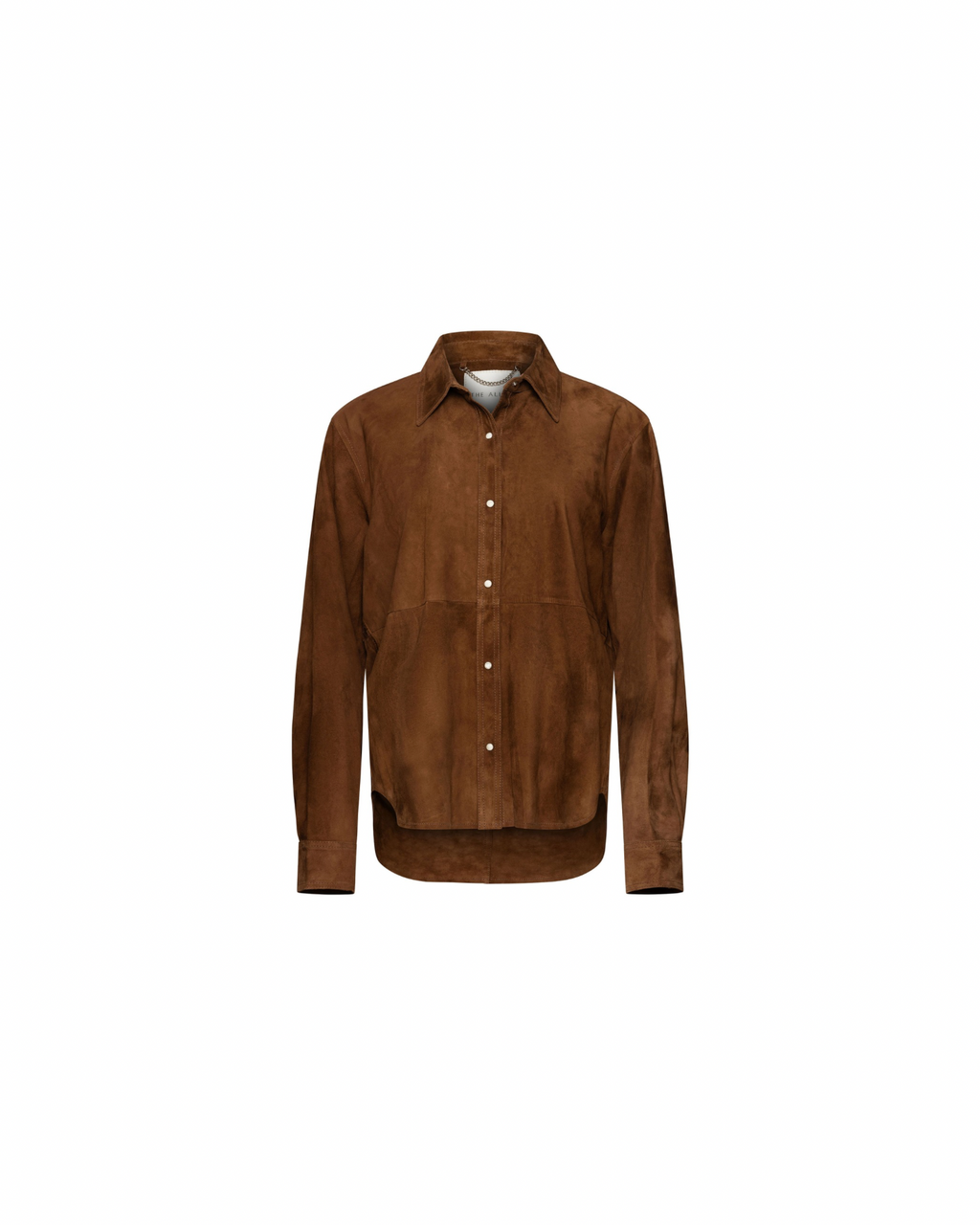 Brown suede over-shirt
