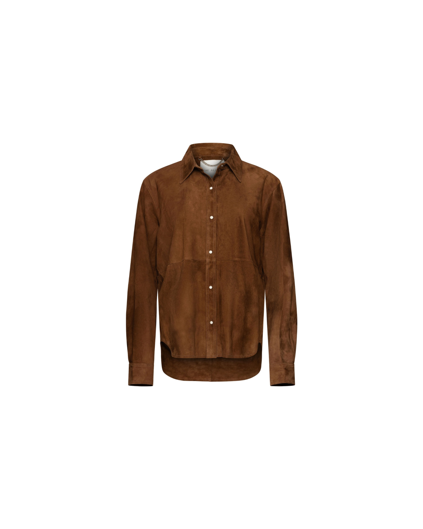 Brown suede over-shirt